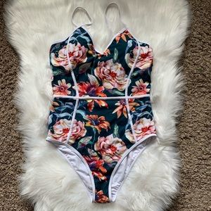 Floral One Piece Swimsuit